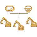 1+N模式 快速拆装icon
