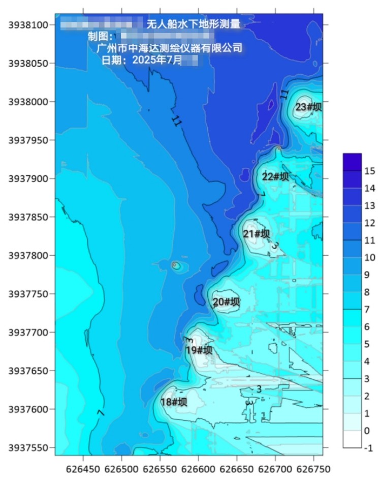 水下地形图