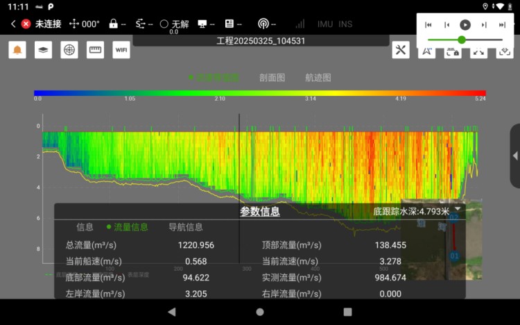 无人船测流数据